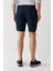 Erkek Lacivert Esnek Patara Chino Kanvas Relaxed Fit Şort B003730 5