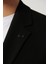 Erkek Siyah Yırtmaçlı Astarsız Bi-Stretch Kumaş Blazer Comfort Slim Fit Ceket A41Y4032 2