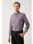 Erkek Bordo Düğmeli Yaka Baskılı Pamuklu Slim Fit Gömlek A32Y2179 1