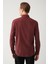 Erkek Bordo Düğmeli Yaka %100 Pamuk Regular Fit Gömlek B002033 4