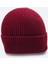 Erkek Bordo Yün Karışımlı Logolu Fitilli Bere B009200 2