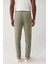 Erkek Açık Haki Beli Lastikli Cepli Bi-Stretch Lightweight Relaxed Fit Pantolon A41Y3203 4