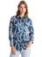 Yeni Sezon Desenli Saten Kadın Gömlek Tunik 1
