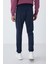 İndigo Fermuar Cepli Standart Kalıp Jogger Erkek Eşofman Alt - 84651 10