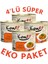 Etli Nohut 4X200 gr Eko Paket 1