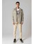 Bej Regular Fit Kapüşonlu Mont 6