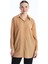 Yeni Sezon Düz Uzun Kollu Oversize Kadın Gömlek Tunik 1