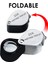 Mini Kuyumcular Loupe 20X Üçlü Loupe Büyüteç 12MM Üçlü Lens Katlanabilir Göz Döngüsü Takı Büyüteç Cam (Yurt Dışından) 2