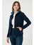 Slim Fit Anti-Pilling Tüylenme Yapmayan Fermuarlı Cepli Polar Hırka Bayan POLAR 5907002 10