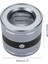 Büyüteç Cam Metal Tam Metal Mikroskop Loupe LED Ölçek Loupe USB Şarj Cep Okuma Okuma Haritası Damlası (Yurt Dışından) 3