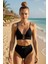 Kadın Siyah Yüksek Bel Özel Bikini Takımı – Modern, Konforlu ve Günlük Kombinlere Uygun 3