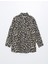 Yeni Sezon Leopar Desenli Kadın Gömlek Tunik 5