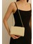 Gold Zincir Detaylı Krem Mini Çanta – Kapitone Omuz & Crossbody 1