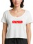 Kreator Logo Red Beyaz Kadın Tişört 1