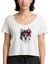 Wolf Color Beyaz Kadın Tişört 1