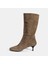 Kadın Vizon Ince Topuklu Süet Bot 3
