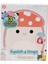 Squishmallows Squish-A-Longs Klipsli Çanta Süsü ve 3 Figür + Yüzük Sürpriz Paket S1 - Mantar Malcolm 3