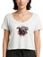 Red Trike Animation Beyaz Kadın Tişört 1
