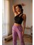 Kadın Siyah Tek Omuz Cut Out Detaylı Crop Top Bluz – Şık, Rahat ve Kolay Kombinlenebilir 6
