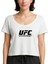 Ufc Logo Ultimate Championship Beyaz Kadın Tişört 1