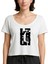 Lebron J. Smaç Beyaz Kadın Tişört 1