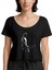 Roger F. Siluet Siyah Kadın Tişört 1