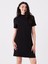 Yeni Sezon Bisiklet Yaka Düz Kısa Kollu Kadın Bodycon Elbise 1