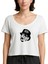 King Diamond Face Beyaz Kadın Tişört 1