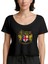 Saxon Lionheart Siyah Kadın Tişört 1