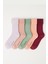 Kadın 5'li Derby Havlu Soket Çorap 3
