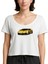 Lamborghni Aventador Yellow Beyaz Kadın Tişört 1