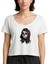 La Calavera Portre Beyaz Kadın Tişört 1