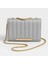 Gold Zincir Detaylı Gri Mini Çanta – Kapitone Omuz & Crossbody 1