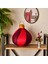 Soft Globo Figürlü Yastık - Kırmızı / Bordo - 30X30 cm 1