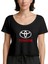 Toyata Text Logo Siyah Kadın Tişört 1