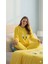 Sarı Peluş Pijama Takımı 1