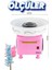 Evde Pamuk Şeker Yapma Makinesi 900W Sade Aromalı Retro Cotton Candy Maker 5