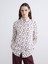 Yeni Sezon Desenli Saten Kadın Gömlek Tunik 1