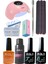 Kalıcı Oje Yapma Seti 20 Parça Klasik Renkler Top Base Top Coat Solüsyon Kronk Törpü Uv LED Seti 1