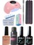 Kalıcı Oje Yapma Seti 20 Parça Klasik Renkler Top Base Top Coat Solüsyon Kronk Törpü Uv LED Seti 1