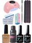 Kalıcı Oje Yapma Seti 20 Parça Klasik Renkler Top Base Top Coat Solüsyon Kronk Törpü Uv LED Seti 1