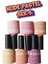 Nude Pastel Kalıcı Oje Seti 6X10ML 6 Farklı Renk Soak Of Polish Gel 3