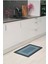 Vıvo Kaymaz Tabanlı Su Emici Abdest ,banyo ve Mutfak Paspası 58X38CM Siyah Gri Renk Yazısız 2
