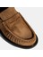 Kadın Taba Süet Deri Loafer 6