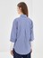 Yeni Sezon Çizgili Oversize Kadın Gömlek Tunik 4