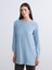 Yeni Sezon Bisiklet Yaka Dokulu Kadın Tunik 1