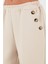 Via Dante Regular Fit Lastikli Bel Geniş Paça Düğme Detaylı Pantolon Bayan Pantolon 6888573 6