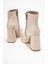 Kadın Platform Taban Bot Bej Cilt 4
