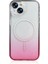 Apple iPhone 14 Uyumlu M-Safe Şarj Özellikli Septik Silikon Kapak Pembe 2
