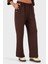 Via Dante Regular Fit Lastikli Bel Geniş Paça Düğme Detaylı Pantolon Bayan Pantolon 6888573 5
